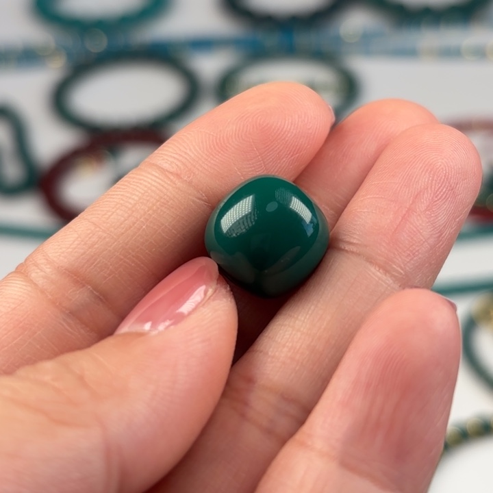 颈饰玻璃风***@14油绿