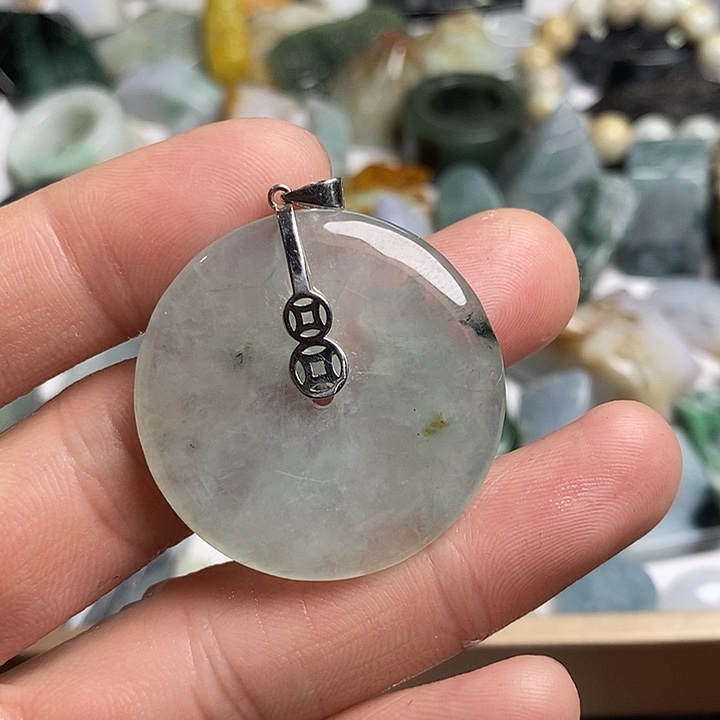 翡翠未镶嵌颈饰天然翡翠