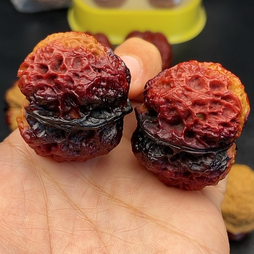 【闪购商品】把件文玩核桃38尺火麒麟金蟾