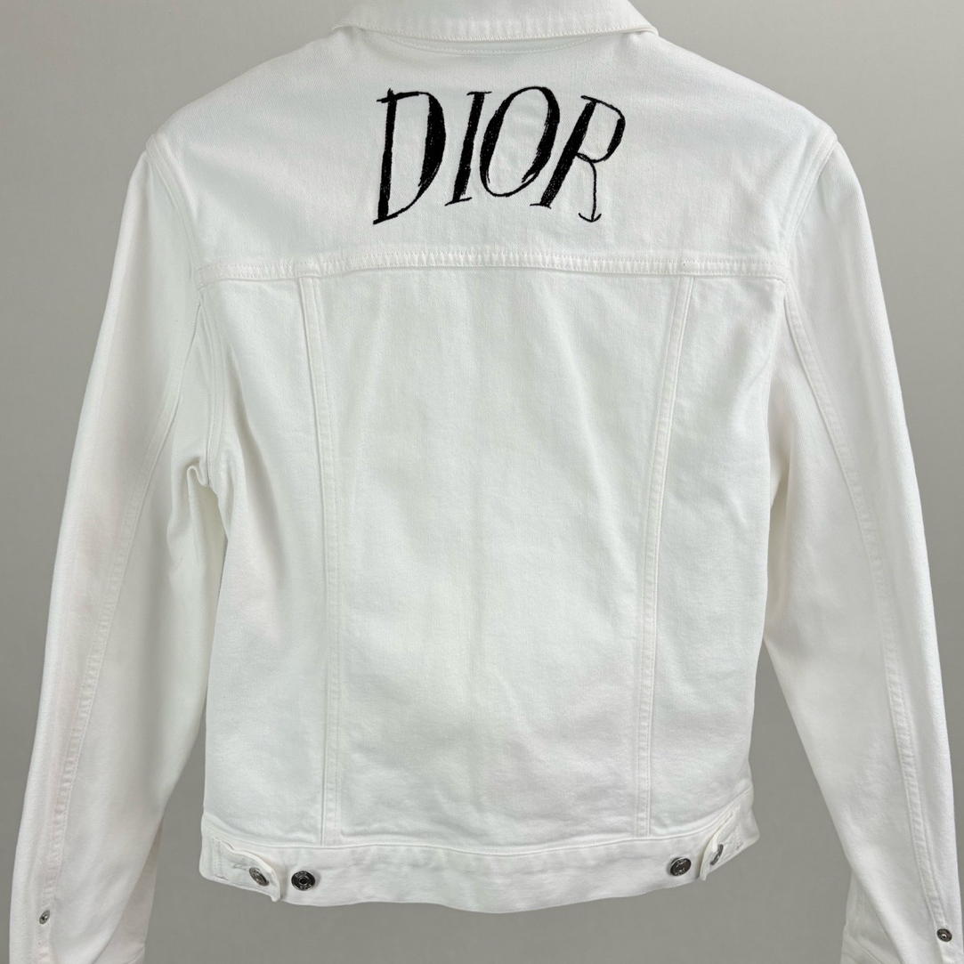 95新 DIOR/迪奥 迪奥背后字母LOGO牛仔夹克外套50码15493
