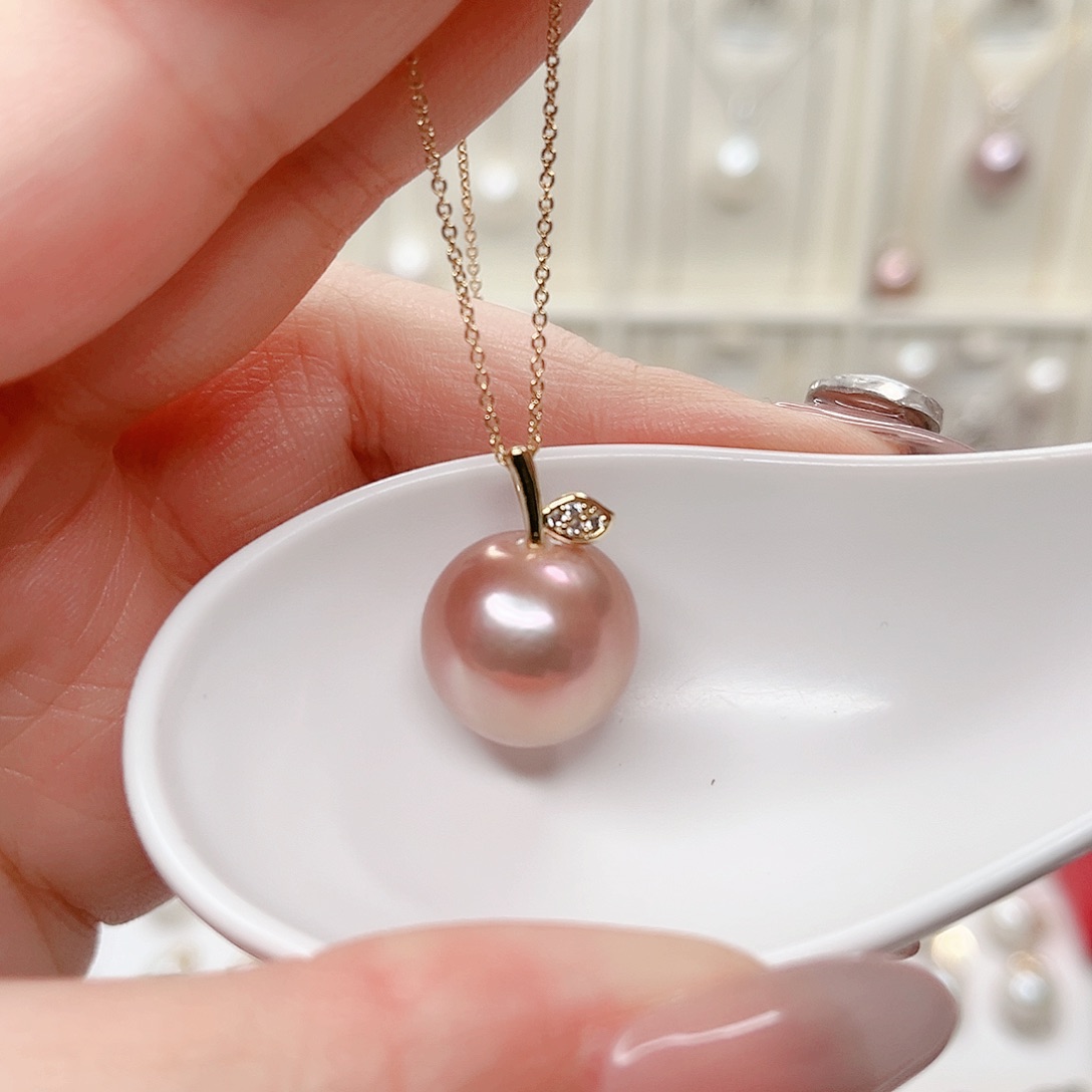 淡水珍珠吊坠(赠链)合金