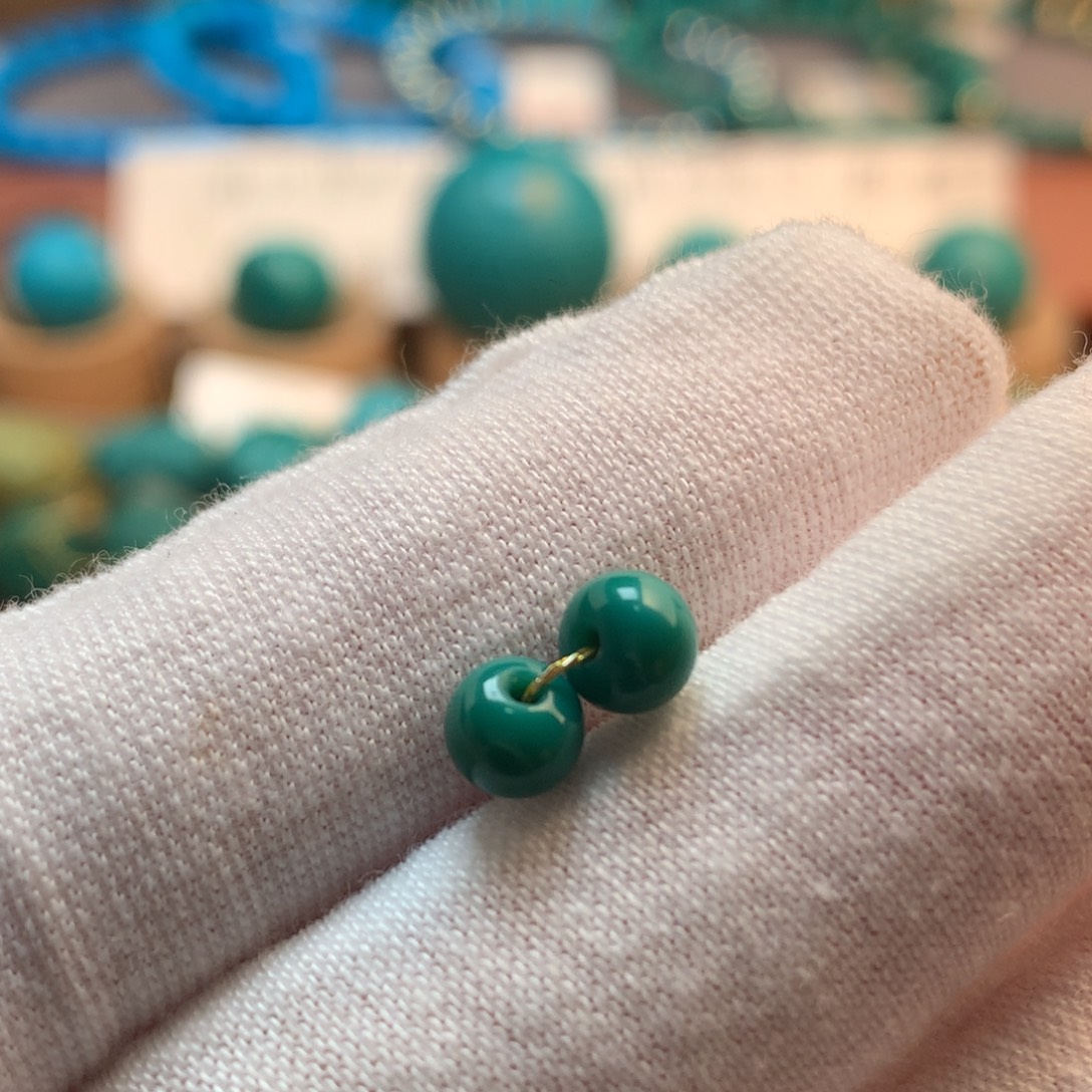 绿松石未镶嵌挂件