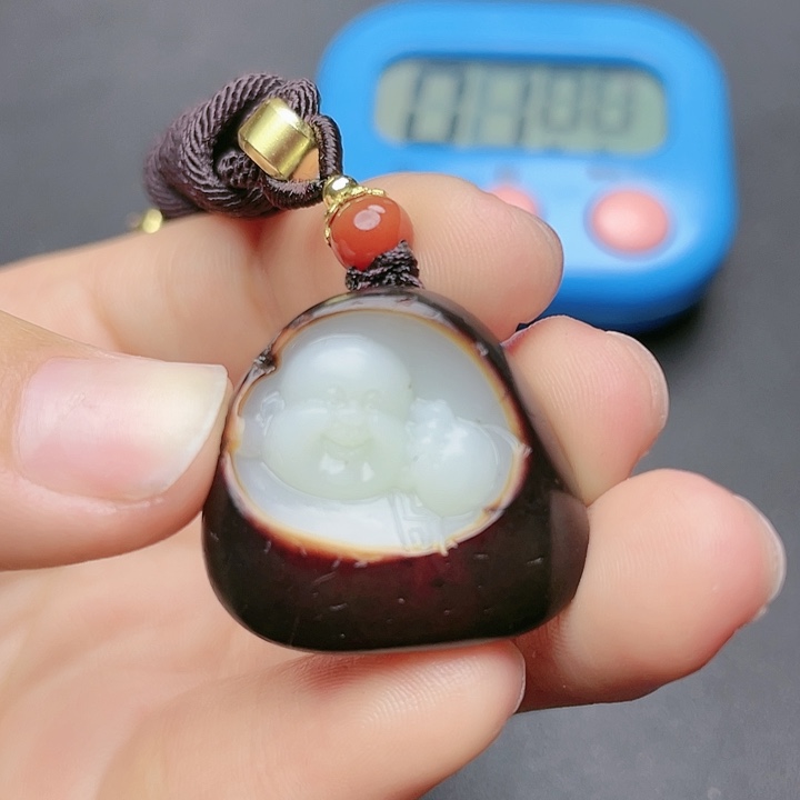 和田玉挂件未镶嵌T