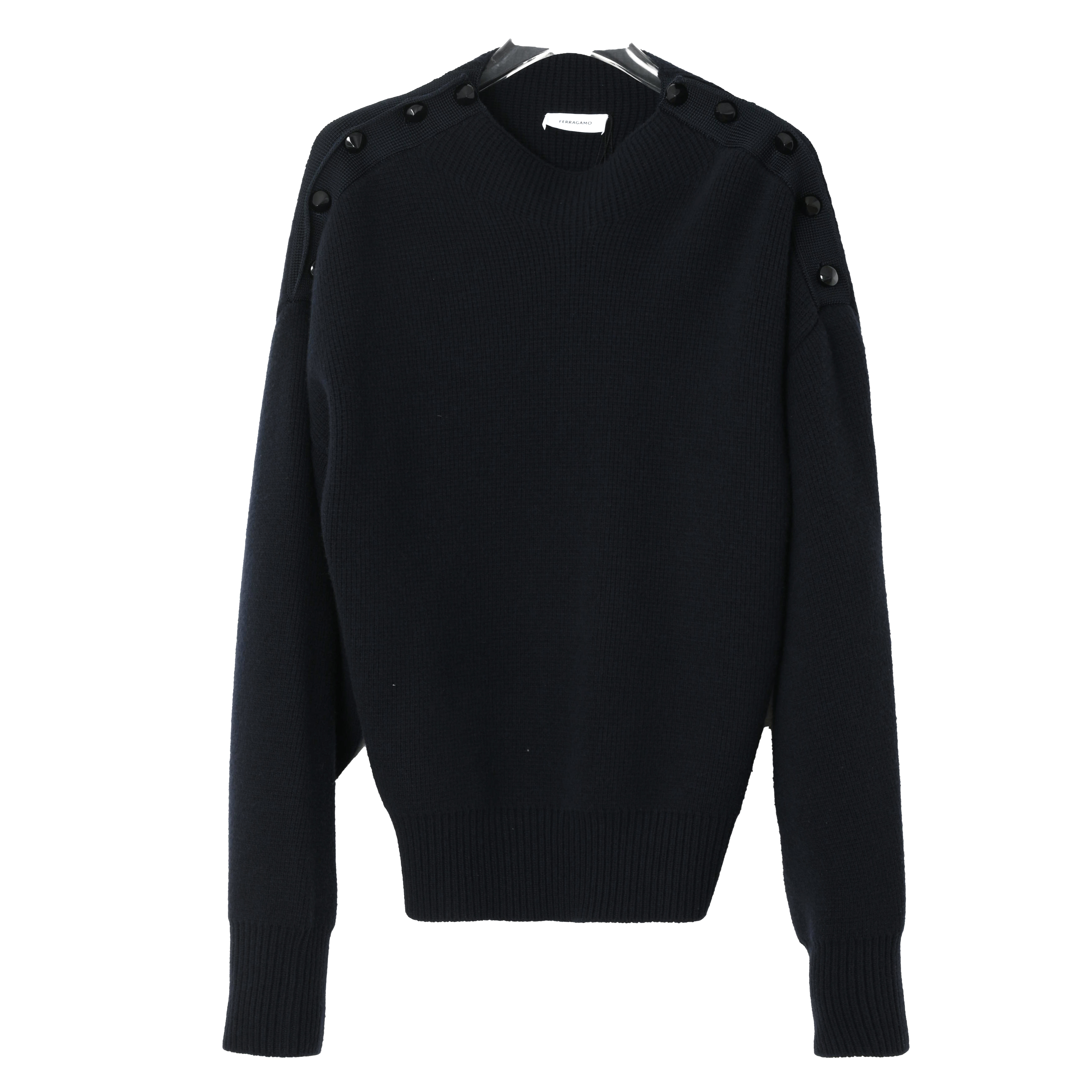 FERRAGAMO 菲拉格慕 男士绵羊毛山羊绒针织衫羊毛衫 0766504