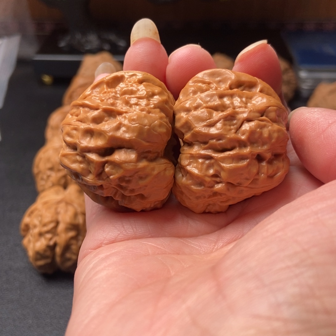 文玩核桃把件蛤蟆头37