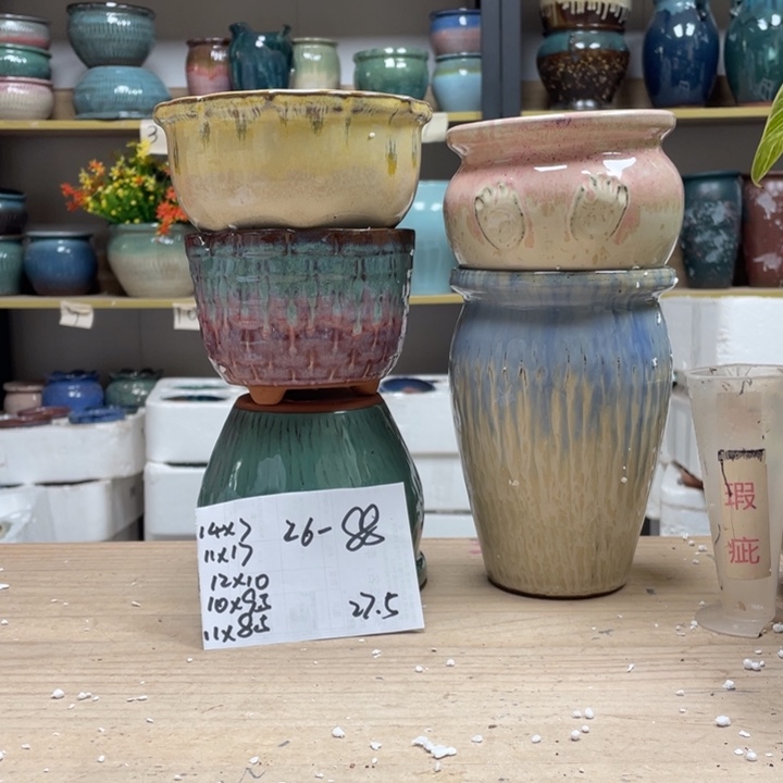 紫砂花盆多肉花盆微瑕88