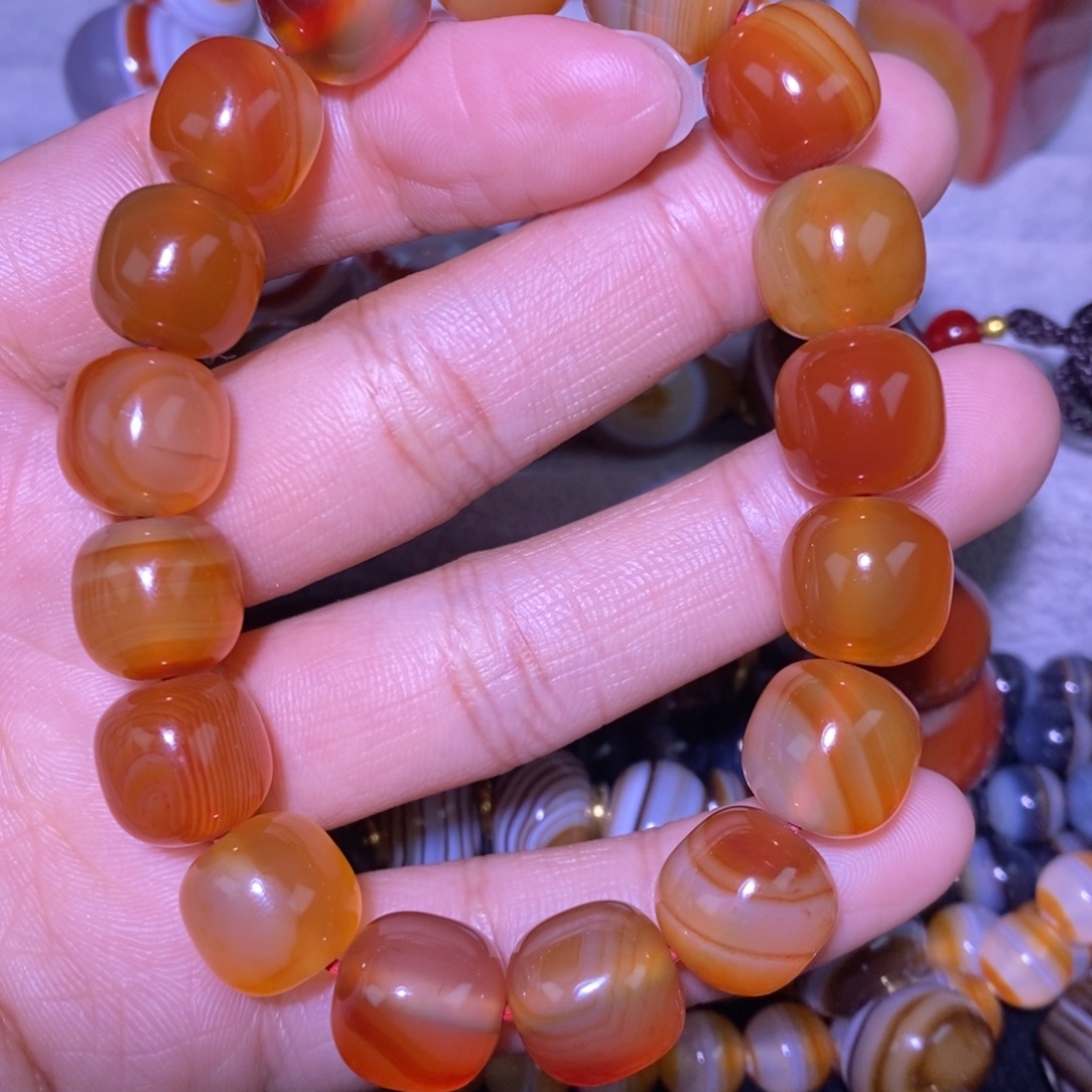 玛瑙/玉髓未镶嵌颈饰