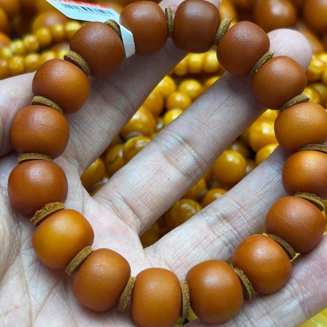 琥珀手链未镶嵌蜜蜡