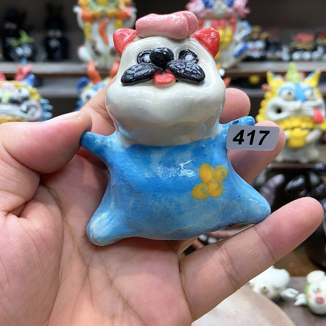 摆件直播间手工陶瓷摆件417