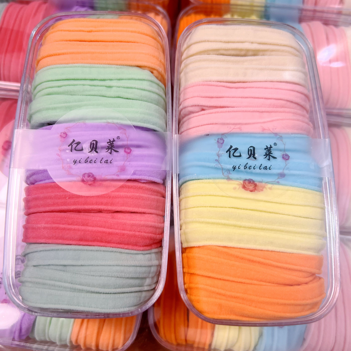 简约新款高弹力耐用扎高马尾发圈女可爱发绳