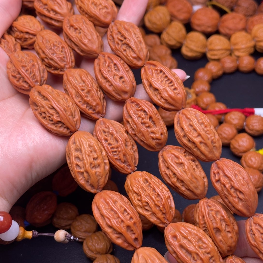 文玩核桃手串八棱大枣脖挂