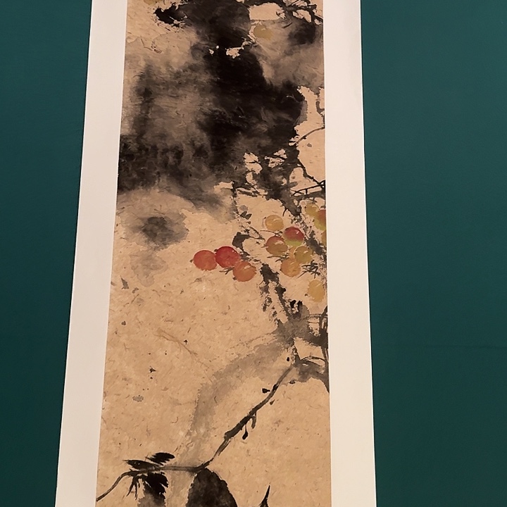 国画溥老师画作画作