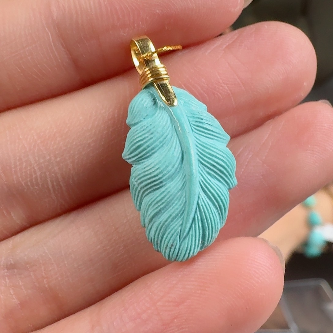 绿松石珠宝奇石未镶嵌