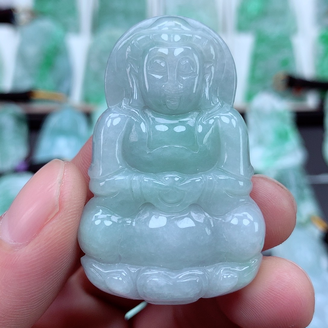 翡翠颈饰未镶嵌翡翠吊坠