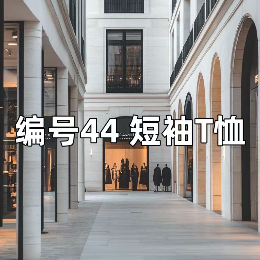【44】休闲简约时尚百搭潮流T恤