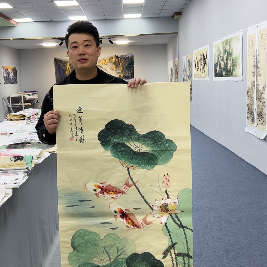 国画国画作品宣纸纯手绘