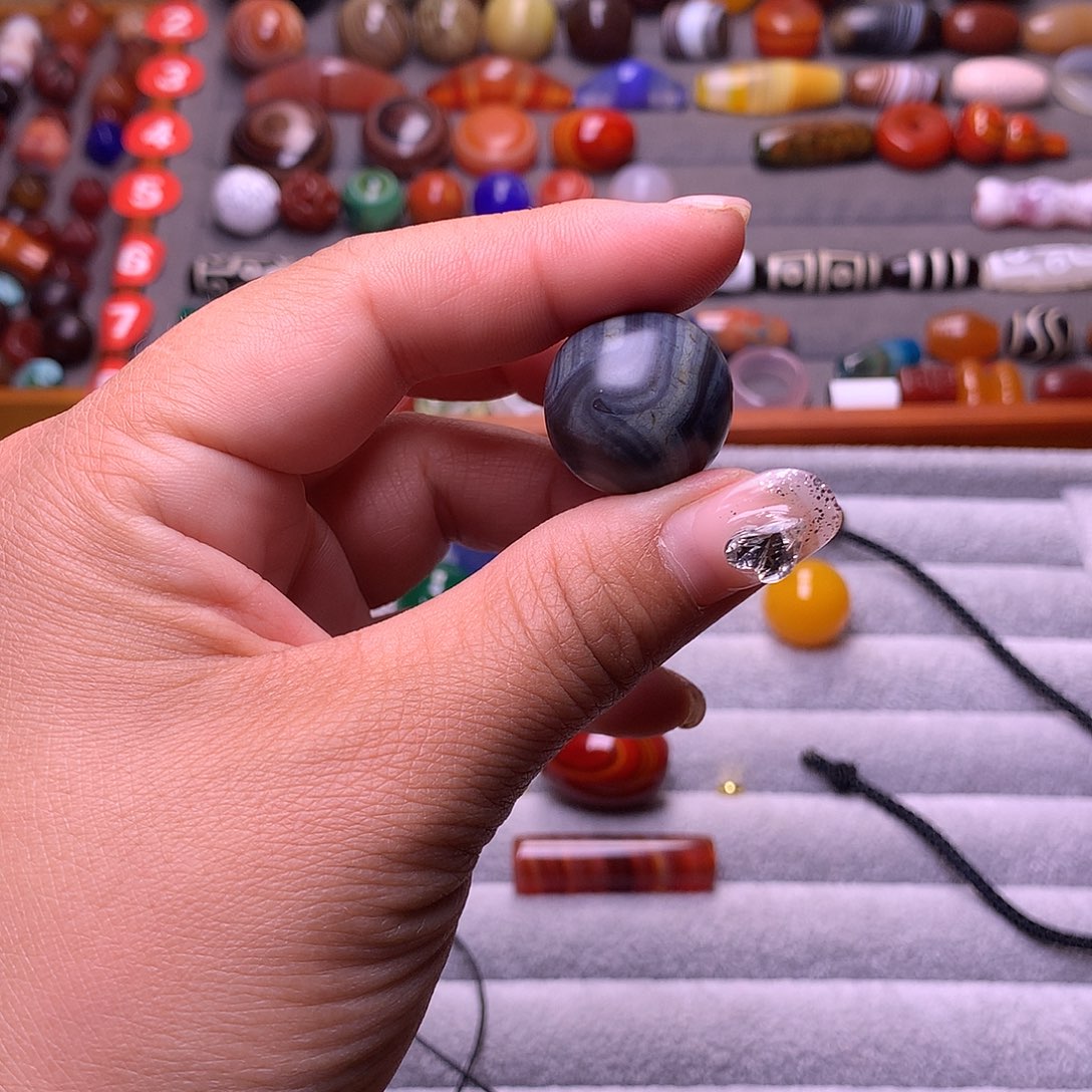 三***程玛瑙/玉髓未镶嵌颈饰