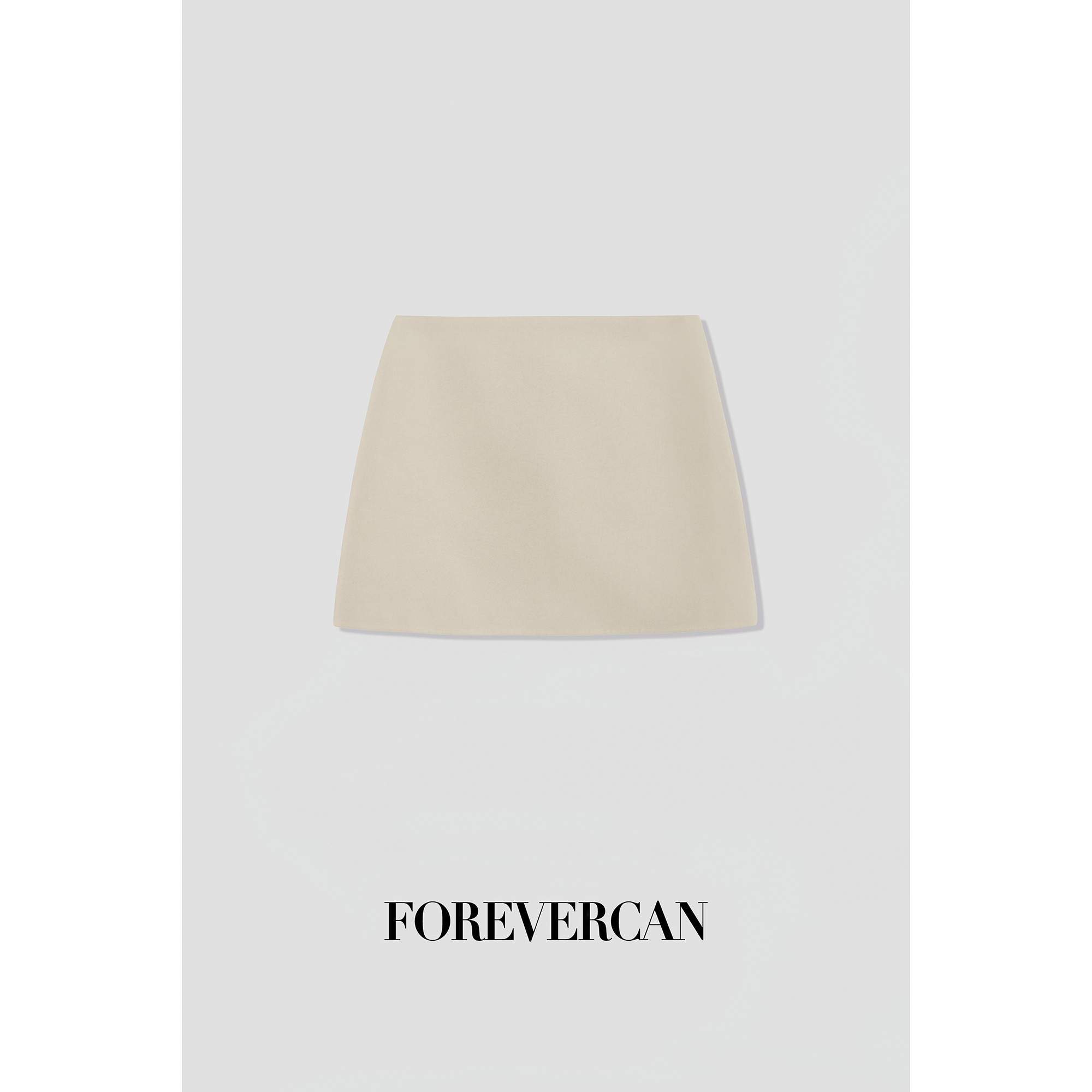 FOREVERCAN“西元沙丘”学院运动风极简半身裙裤SD22171B