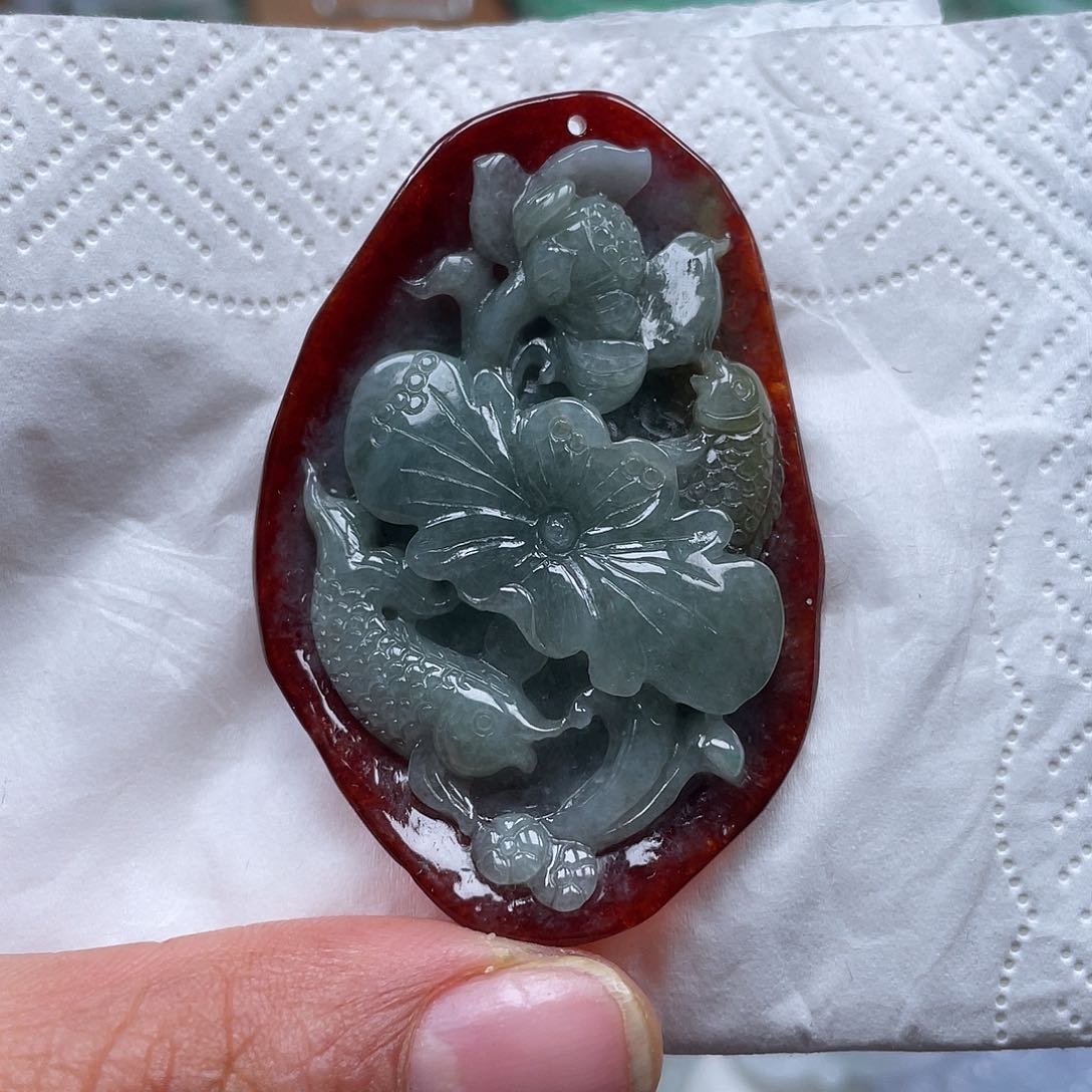 颈饰未镶嵌翡翠翡玉缘翡翠