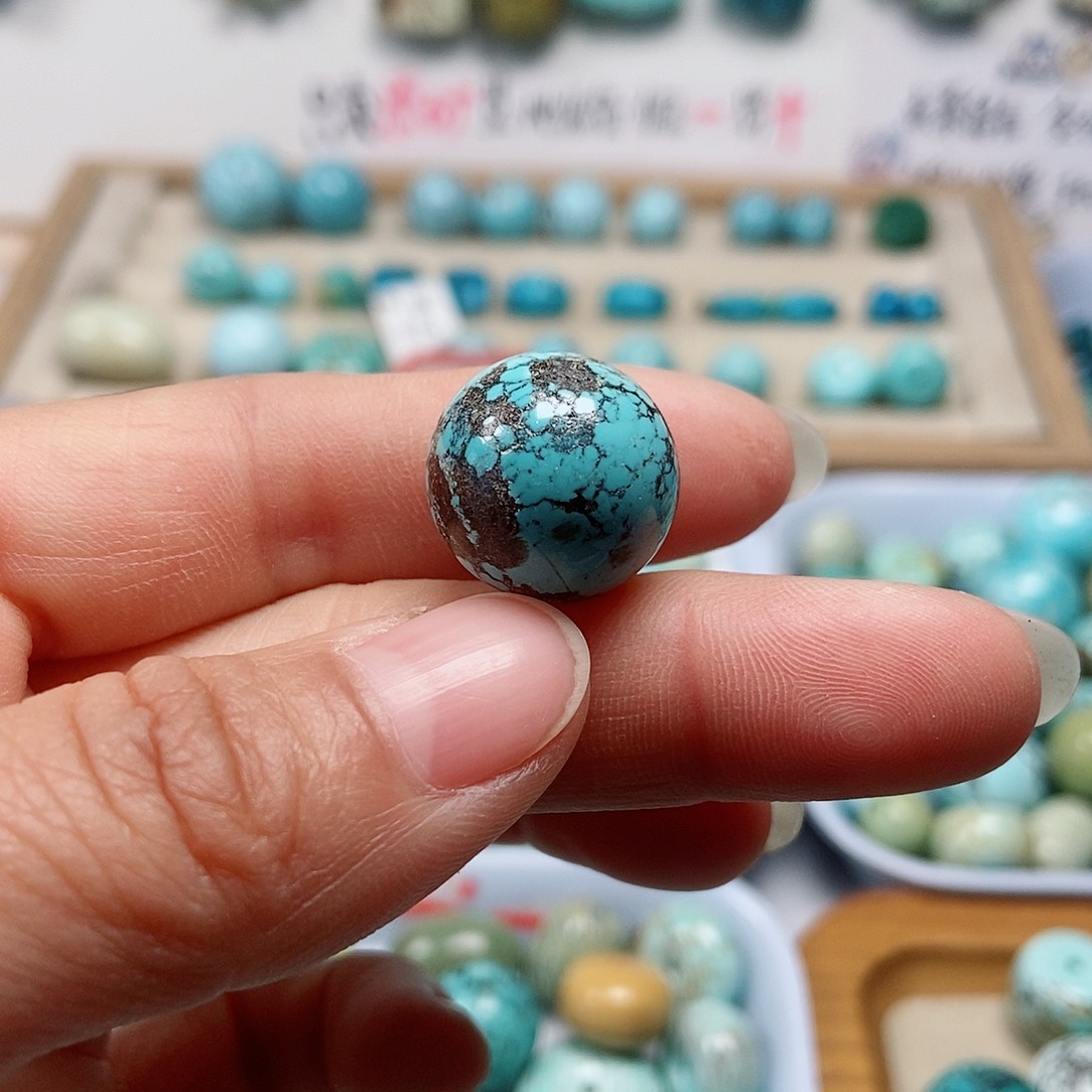 绿松石珠宝半成品未镶嵌