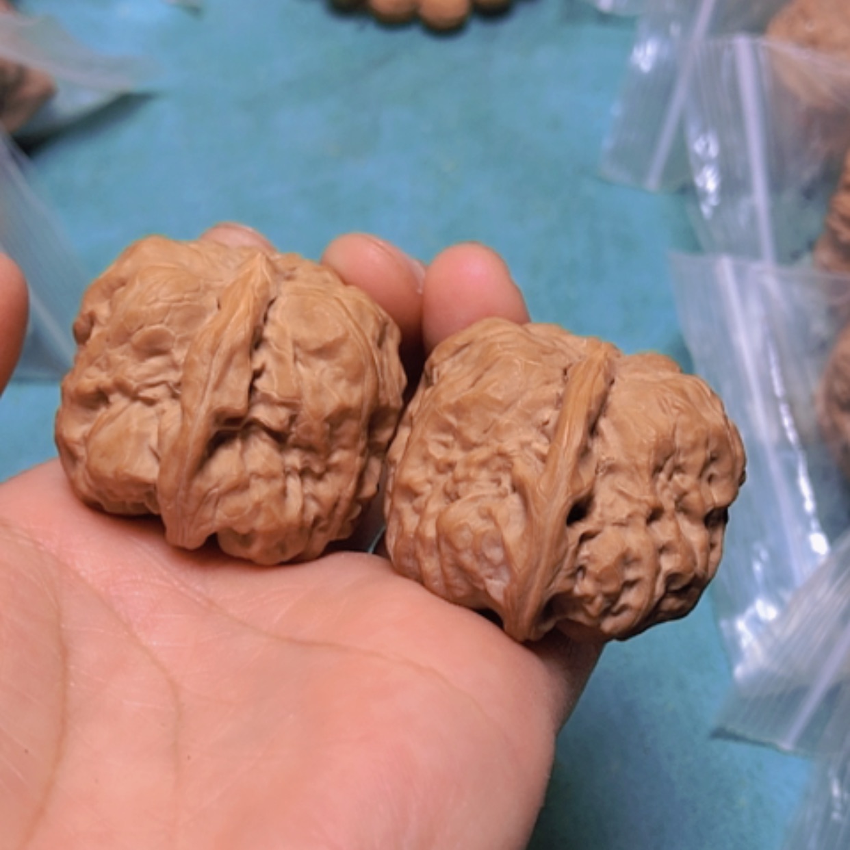 【闪购商品】核桃把件37蛤蟆头一帆风顺修尖