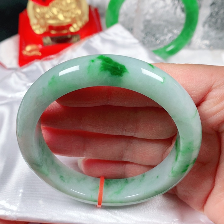 未镶嵌手镯翡翠  编号DH1100 正圈56-57