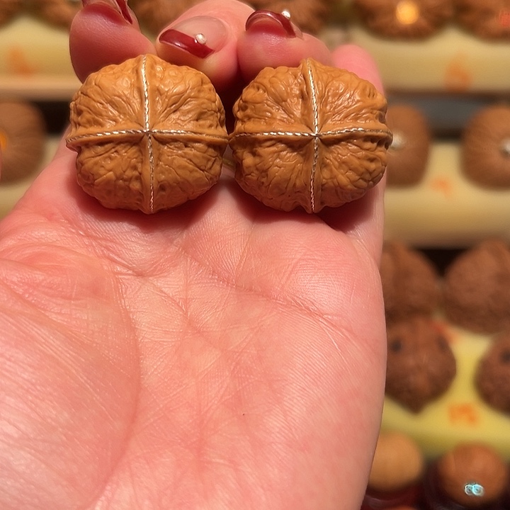 桃核吊坠精品四棱30尺