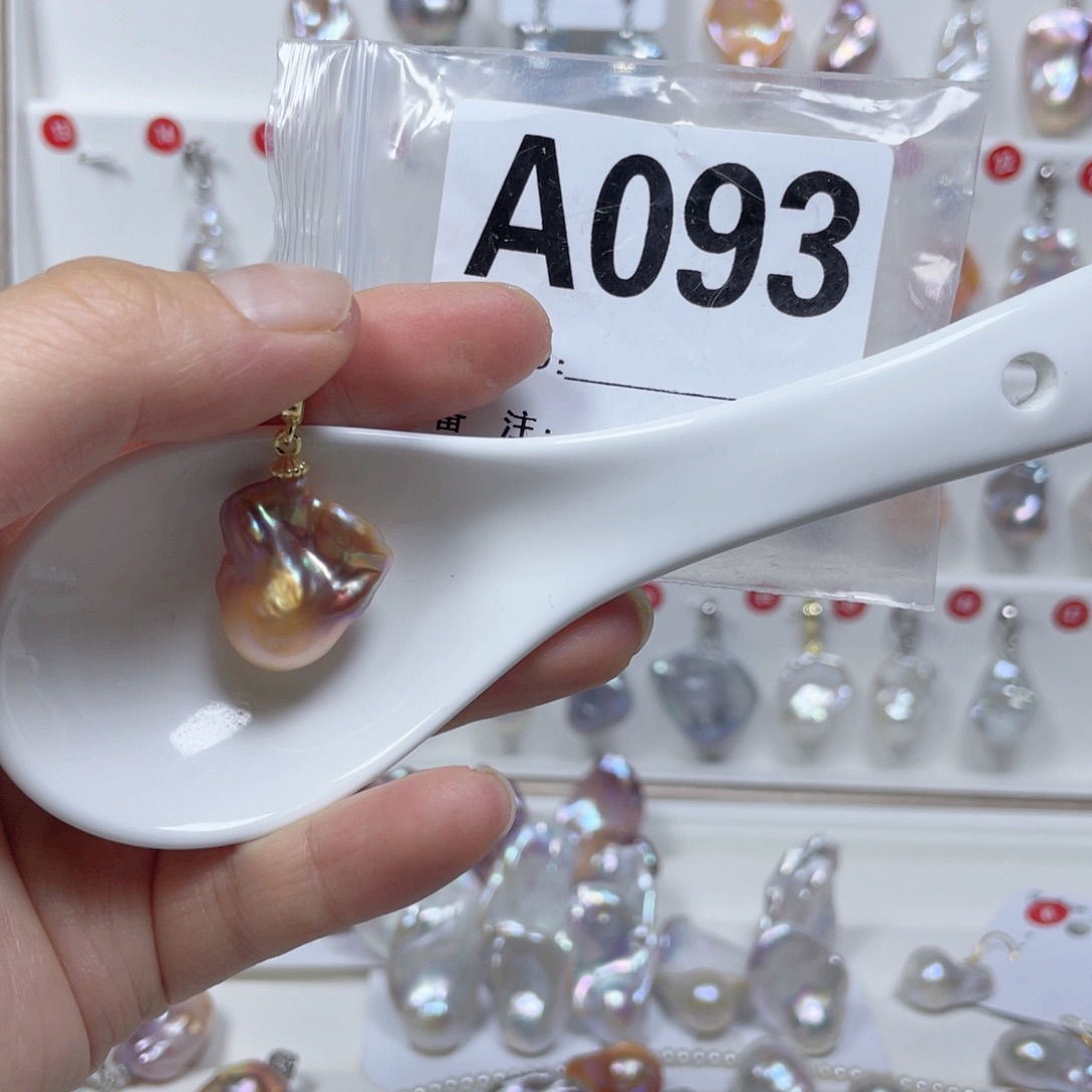 淡水珍珠巴洛克银S925镶嵌