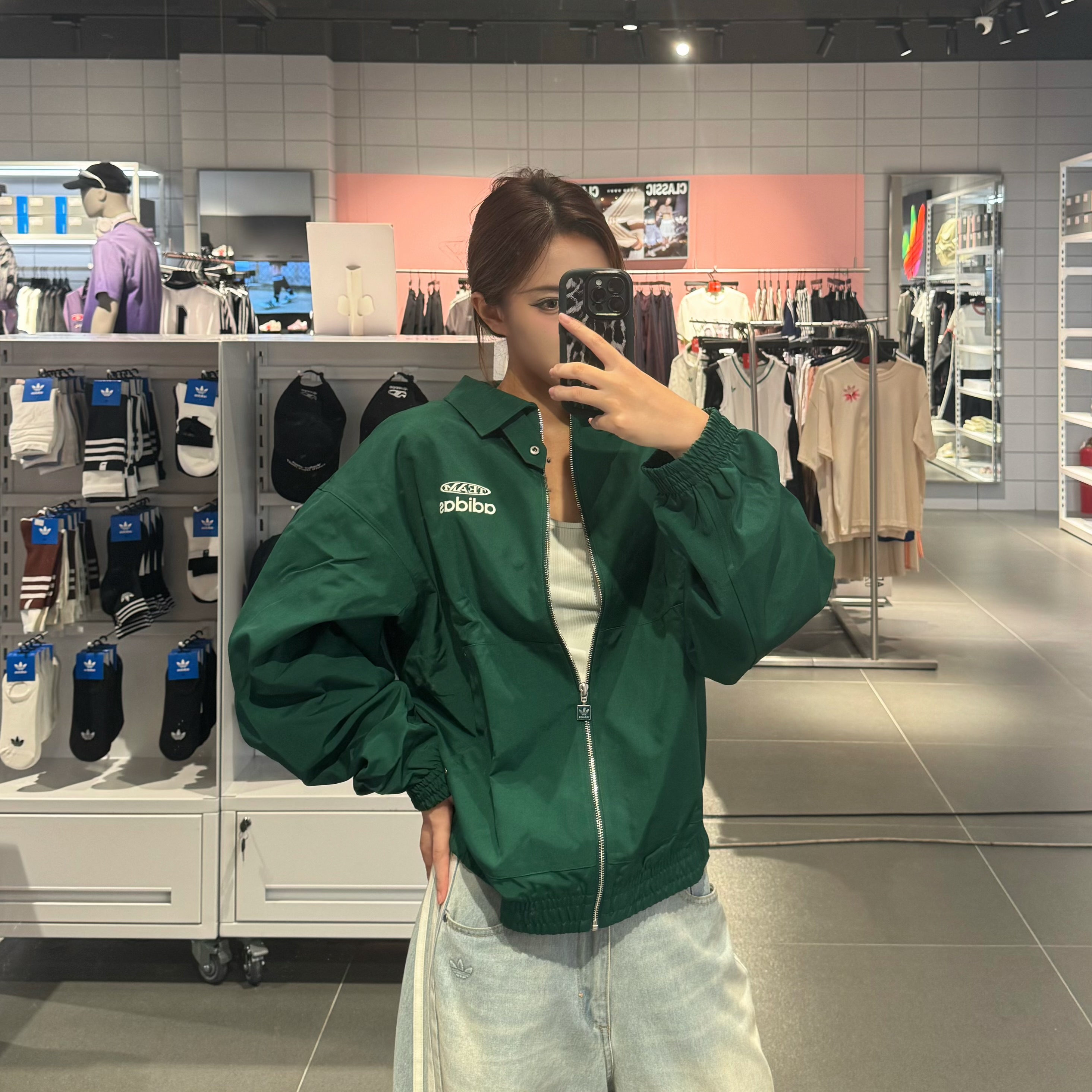 adidas/阿迪达斯三叶草新款 TEAM JACKET 运动夹克外套 KC0136