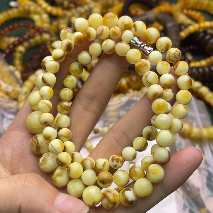 树脂六臻珠宝天然手串