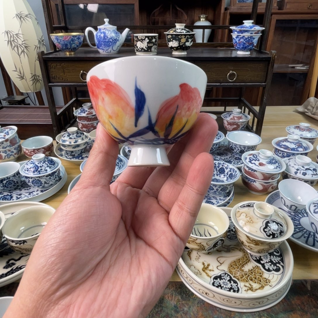 景德镇手工手绘茶具