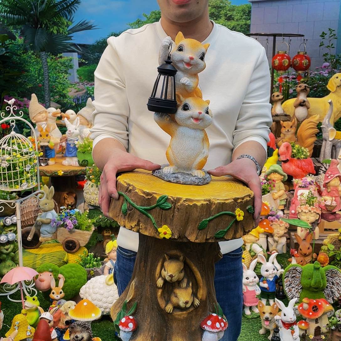 红陶花园庭院摆件&002&