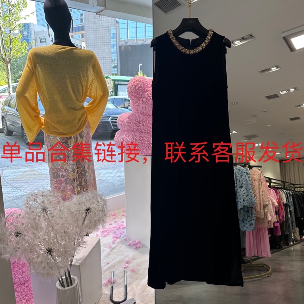 XXJ长款单品合集链接各种修身秋冬连衣裙女款裙子女装冬季黑色