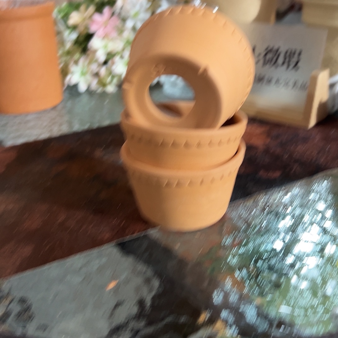 微瑕矮盆大底孔9口5高3个