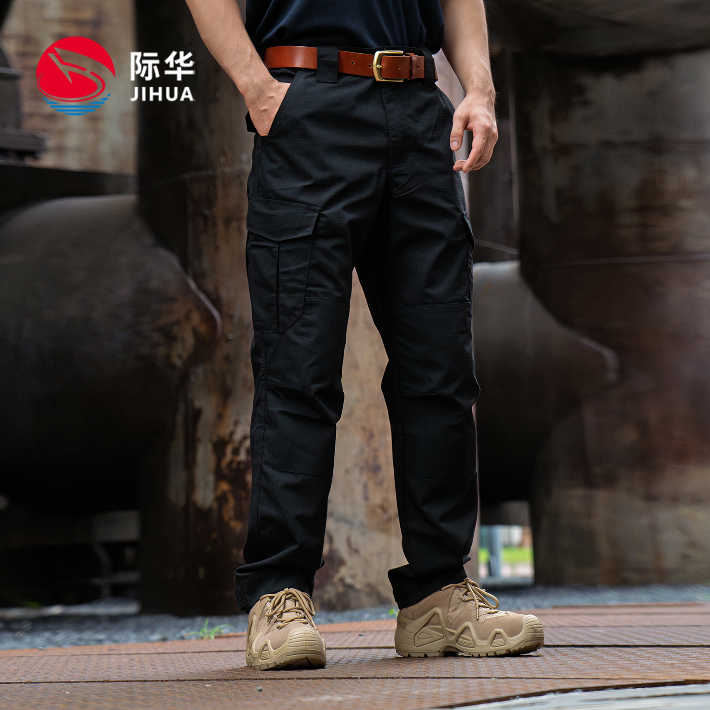 运动迷彩裤男士耐磨战术裤多口袋工装裤登山裤子