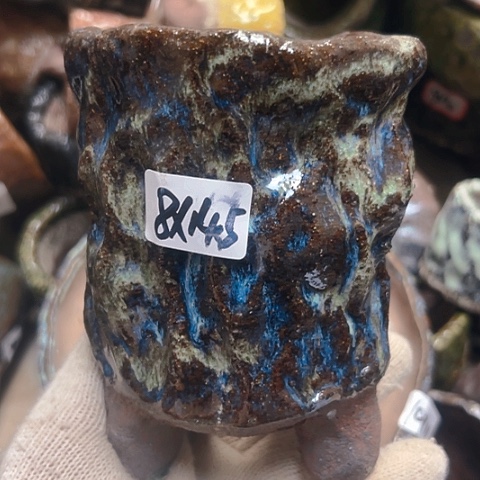 红陶粗陶花盆手工