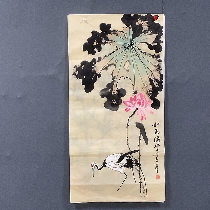 国画段莲军手绘作品50.100