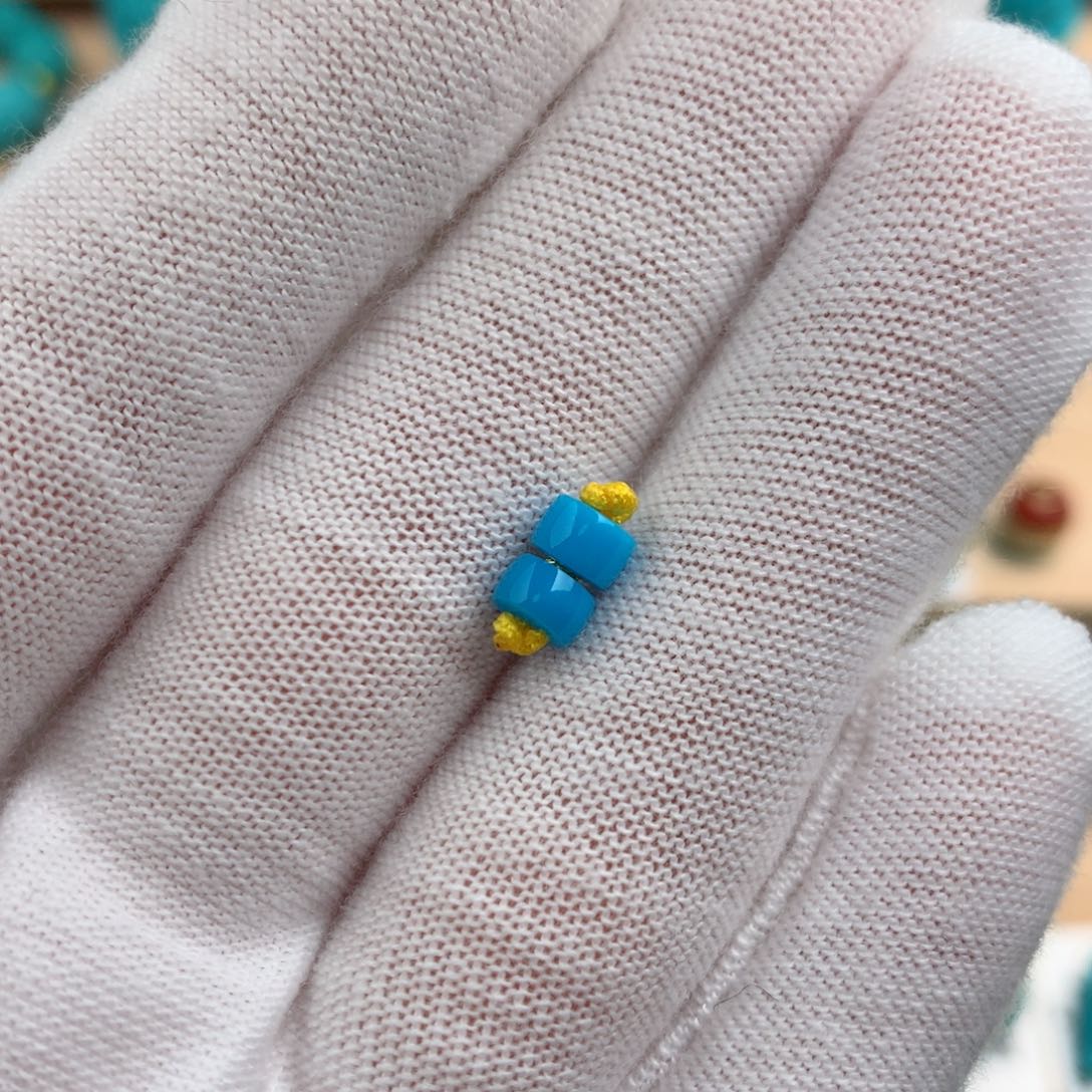 绿松石配饰未镶嵌4.9mm