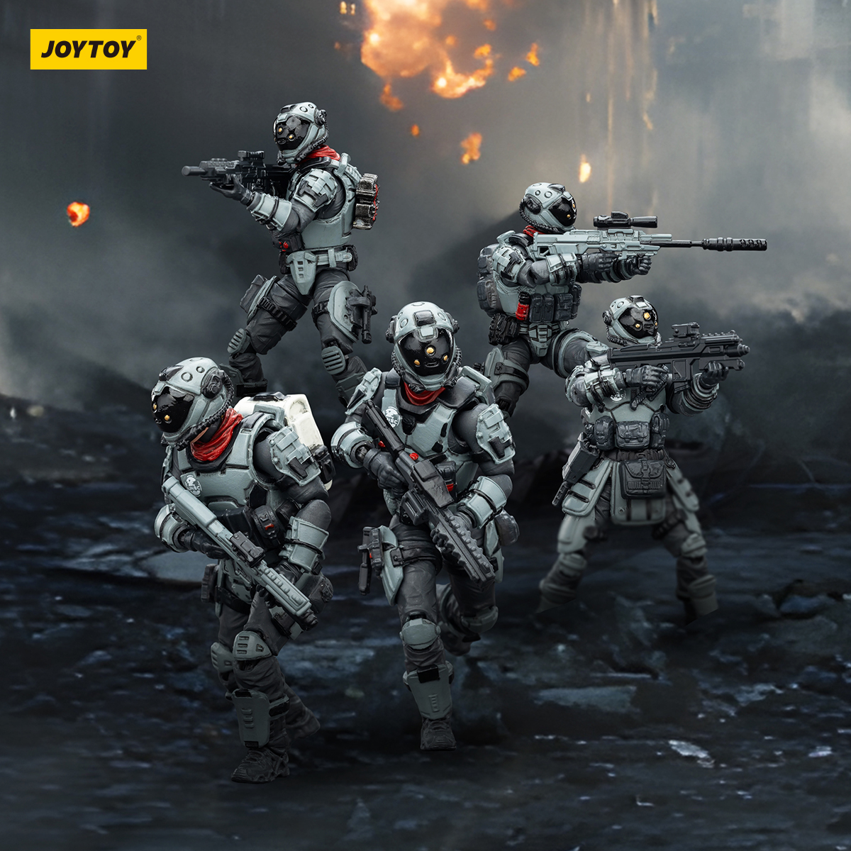 JOYTOY/暗源【圣诞礼物】暗源 UNSC幻影小队1：25 成品模型玩具兵人