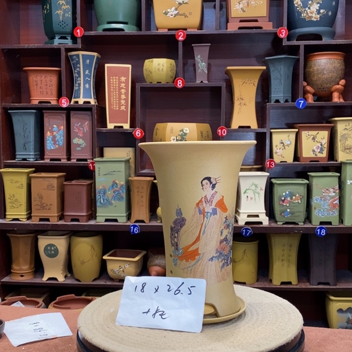 紫砂花盆紫砂艺术