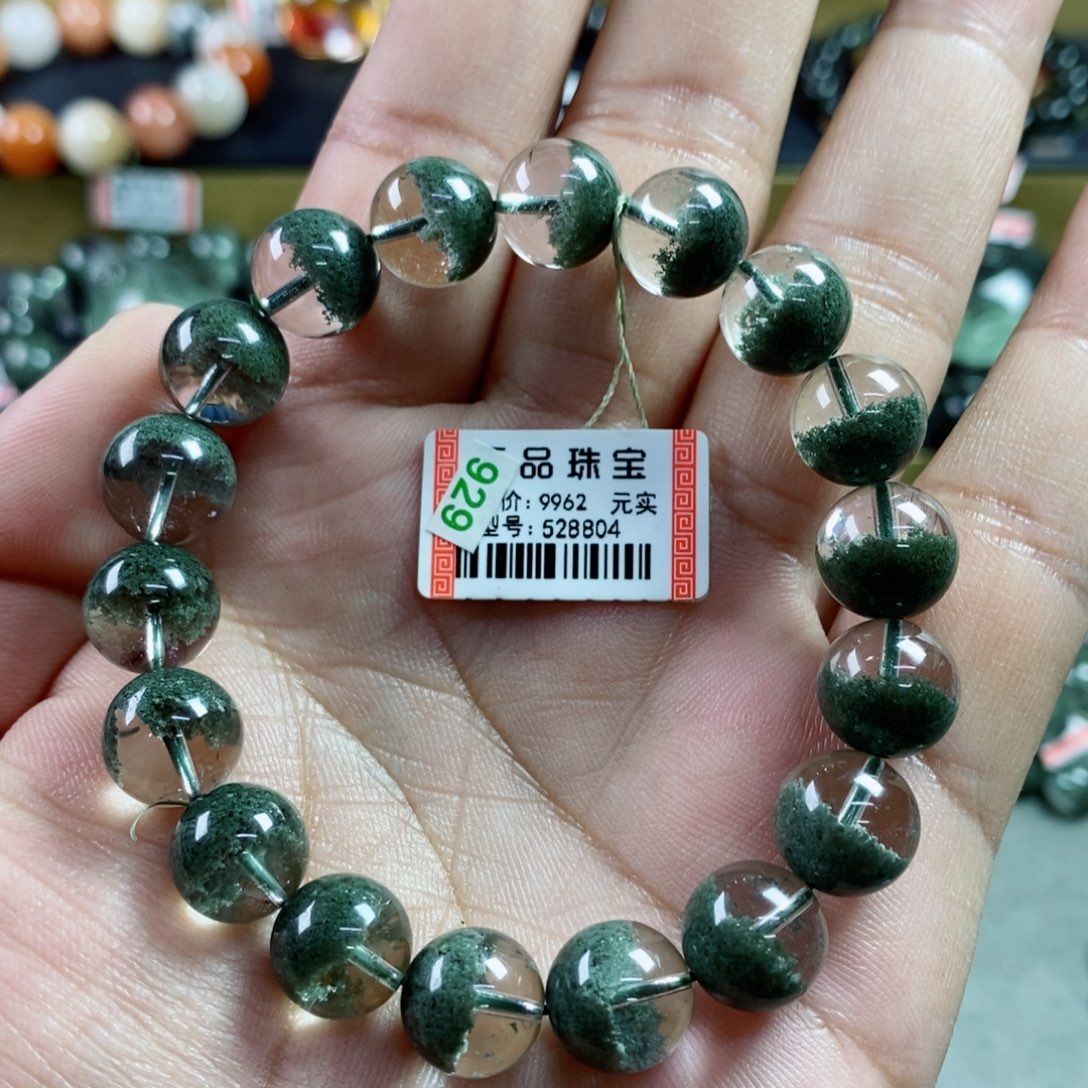水晶手串未镶嵌绿幽灵528804