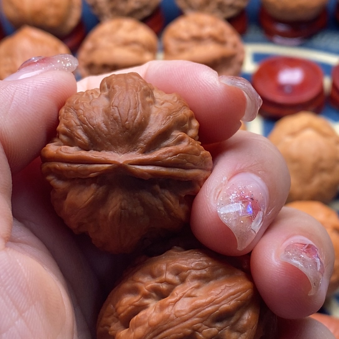 文玩核桃把件梧*夜精品小手捻