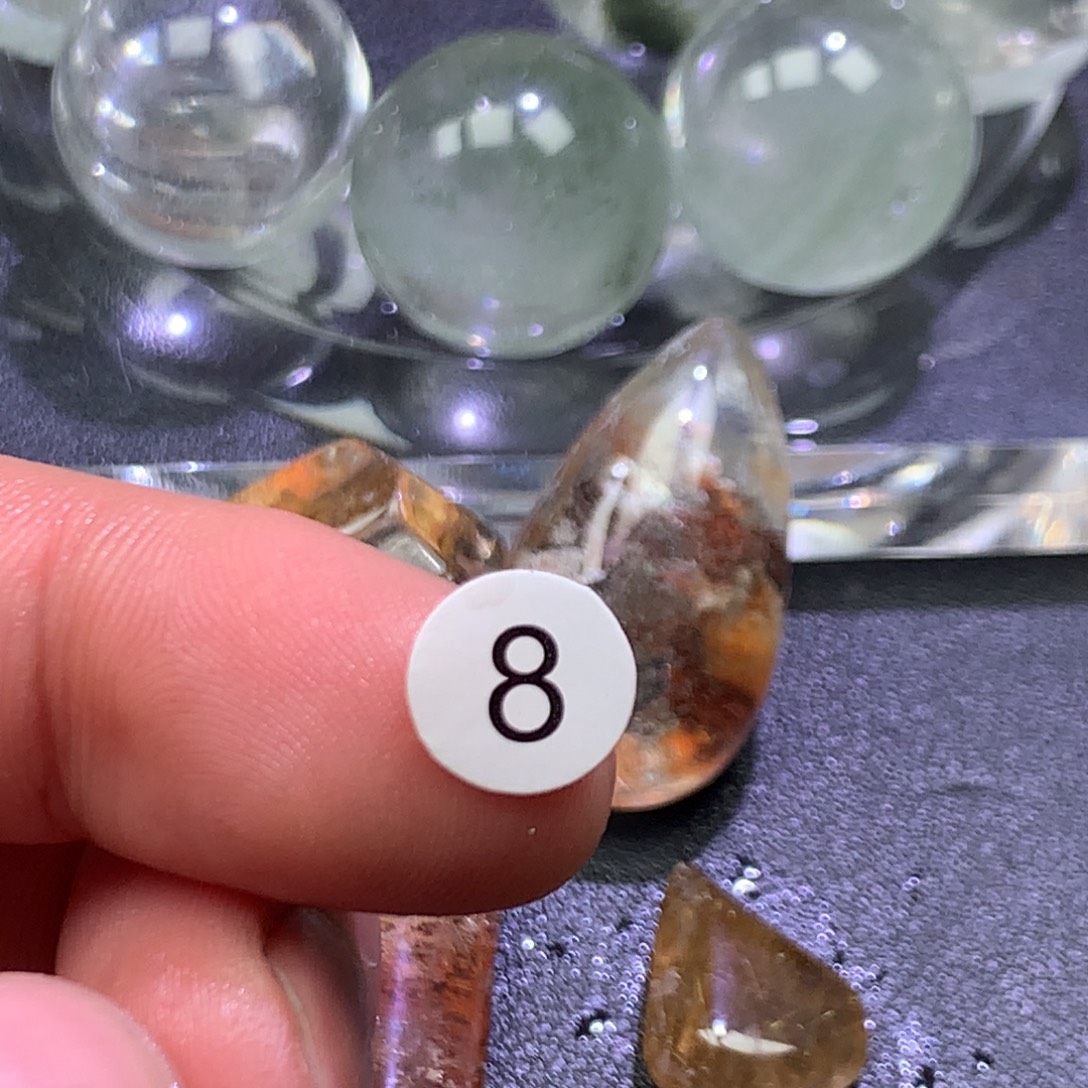 小***水颈饰水晶未镶嵌天然水晶石吊坠