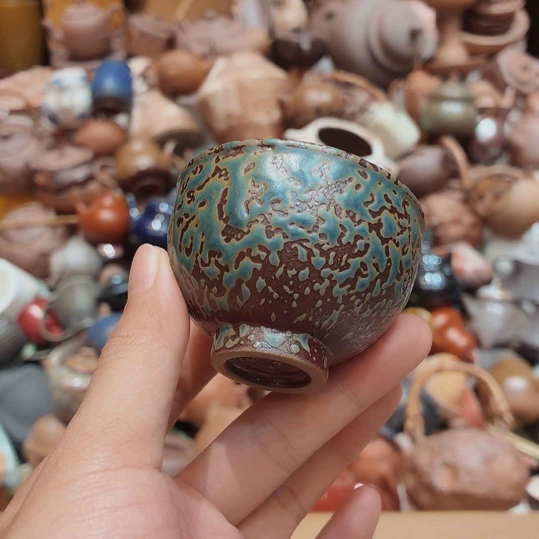 瓷器柴烧老岩泥茶器皿