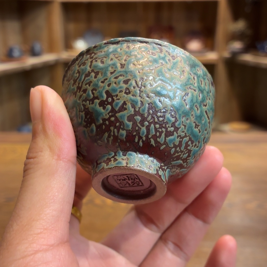 柴烧老岩泥茶器皿