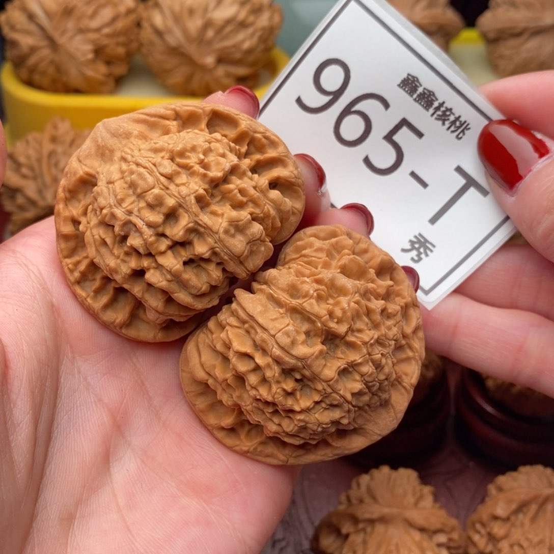 文玩核桃把件官帽48