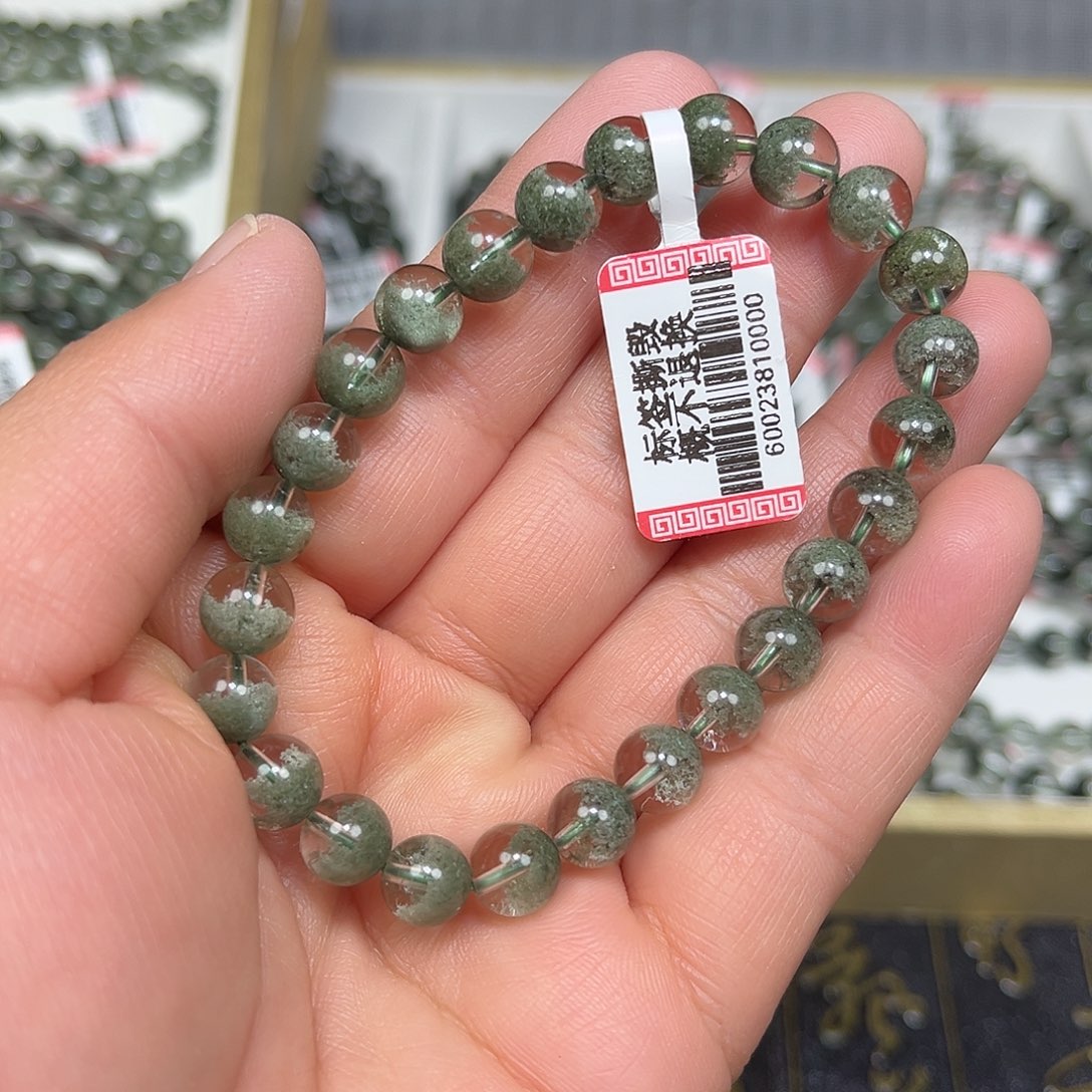手串水晶未镶嵌绿幽灵手串