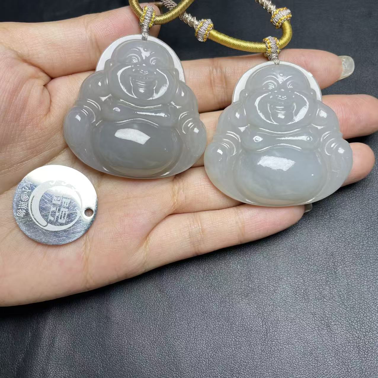 翡昱-SH30-60840-和田玉吊坠绑绳-多样性发其一