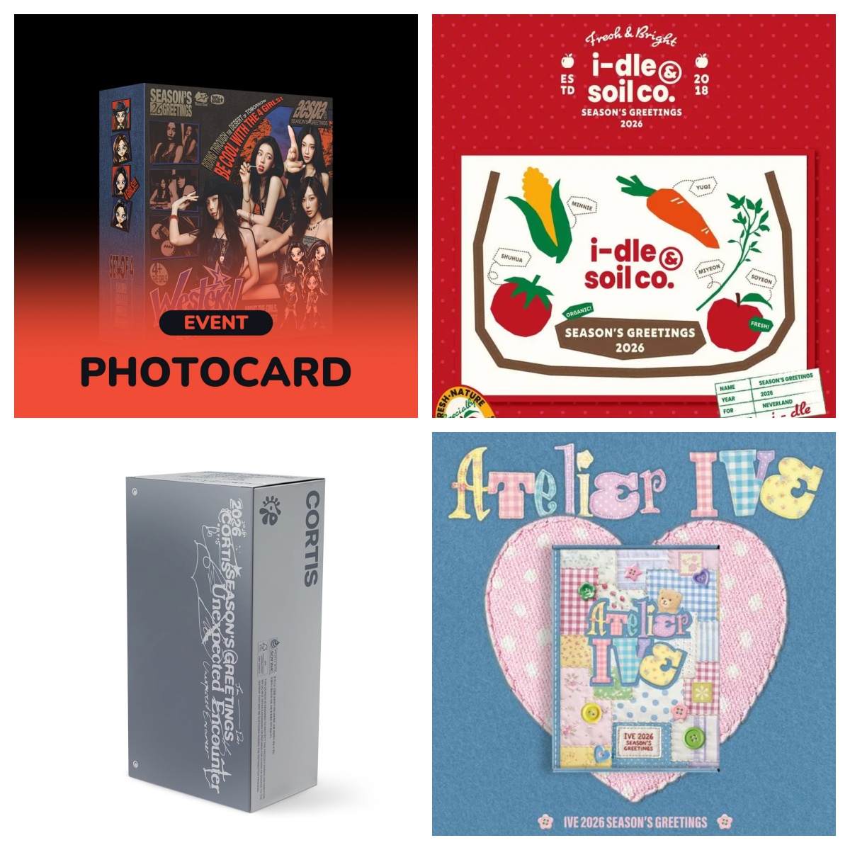 【预售】2026 aespa idle cortis ive 合集