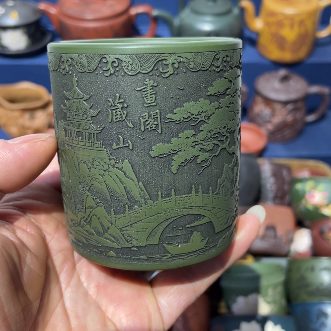 原矿紫砂手工主人杯